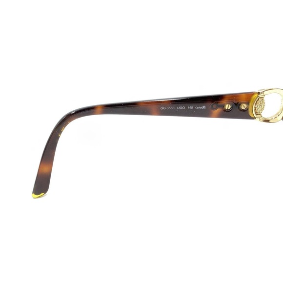 Gucci GG 3553 UOO Tortoise Brown Eyeglasses Frames 52-16 140 Italy Fashion Women - Picture 10 of 12